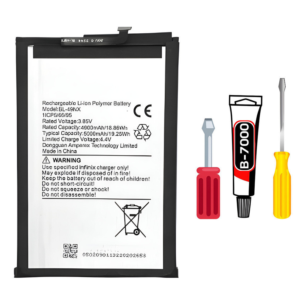 Bateria Para Infinix Smart 8 (bl-49nx) + Kit Reparo em Oferta na Shopee