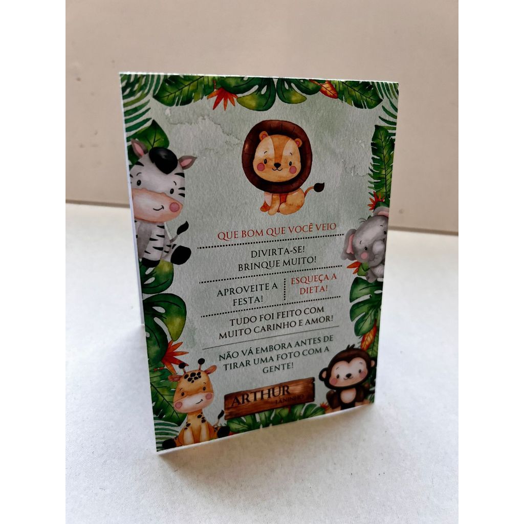 Kit Plaquinha de agradecimento centro de mesa personalizado todos os temas ---