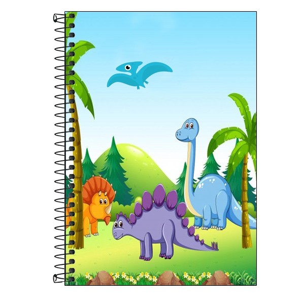 Caderno pequeno recado escolar - Material escolar - lista | agenda escolar | caderninho | Dinossauro