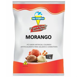 Base para Sorvete sabor Morango 1kg Du Porto em Oferta na Shopee