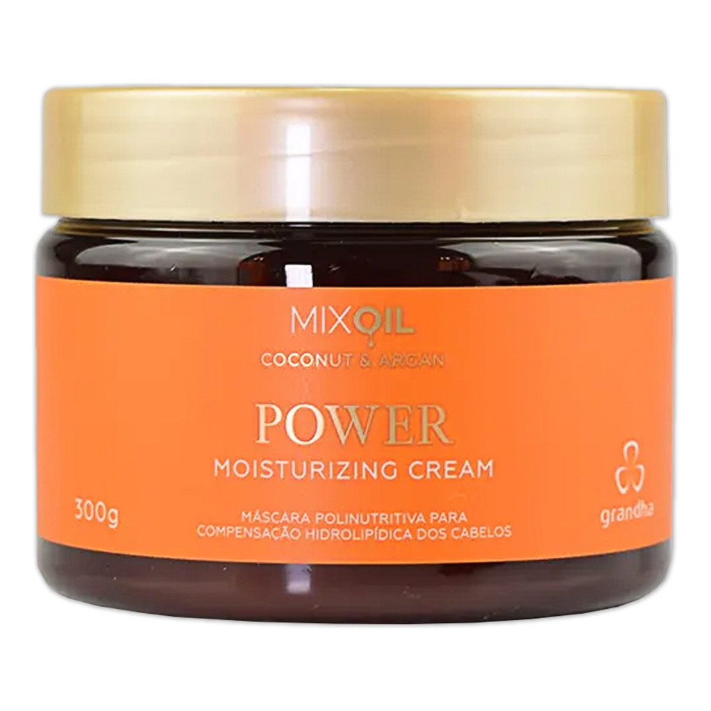 Grandha Mix Oil Coconut & Argan Power Moisturizing 300g em Oferta na Shopee