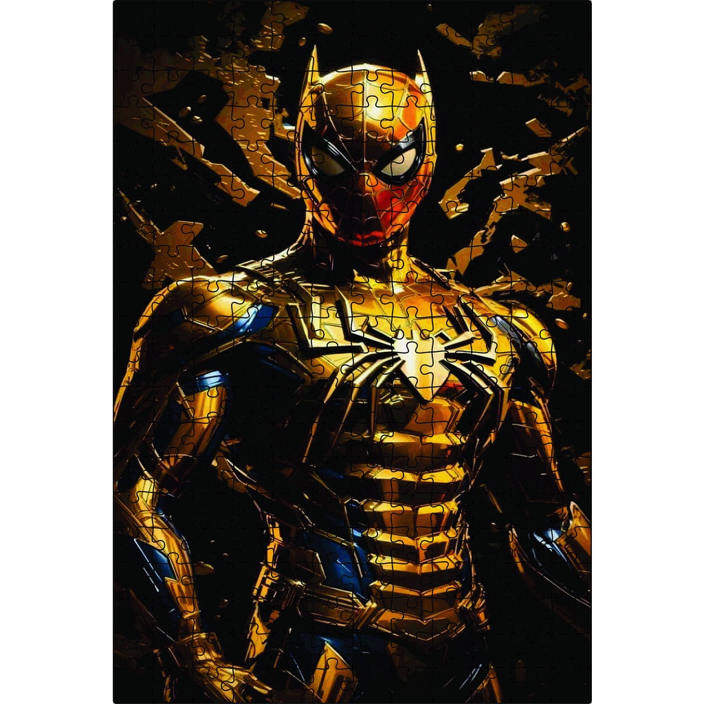 Quebra-cabeça 240 Peças Homem Aranha (1)  Feito em Madeira (MDF) 32X47 cm Grande