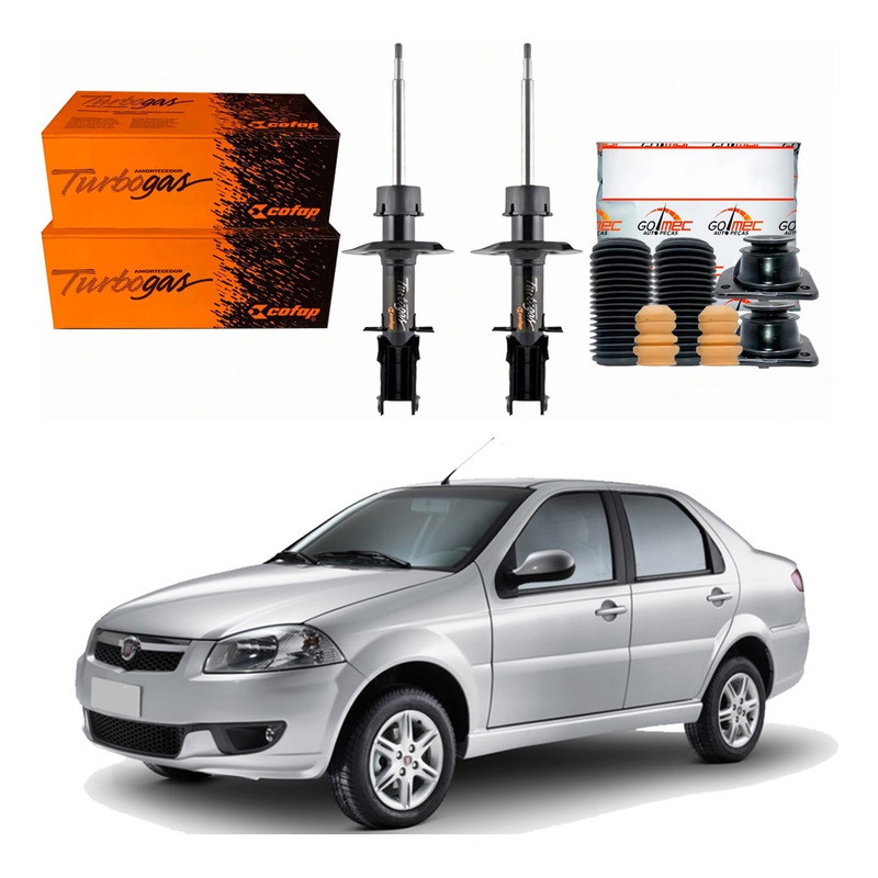 Kit Amortecedor Dianteiro Siena Rst 1.0 1.4 2010 A 2012 em Oferta na Shopee
