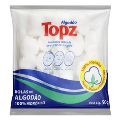 ALGODÃO 50GR BOLA TOPZ