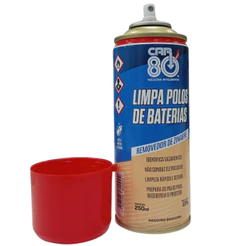 LIMPA POLOS BATERIAS SPRAY 250ML| Limpador Profissional Terminais Bateria | Remove Sulfatação e Corrosão
