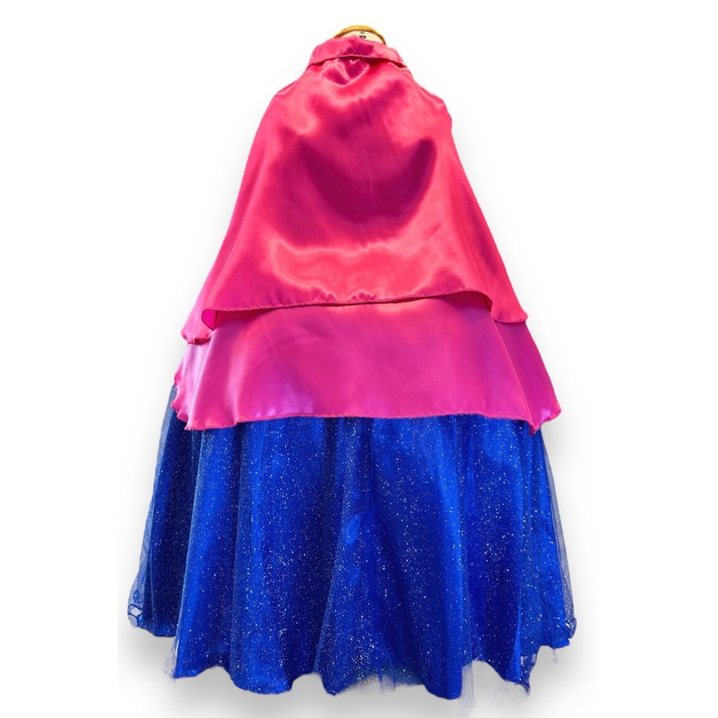 Fantasia Infantil Princesa Anna Frozen Capa Luxo Festas