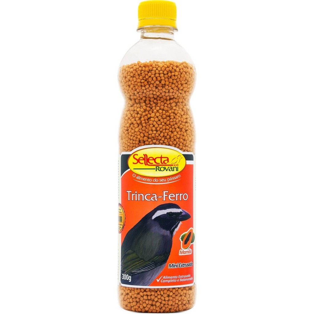 Ração Extrusada Trinca Ferro Mamão Sellecta 300 Gr