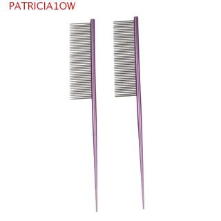 PATRICIA1OW Pente Para Cuidar De Cães , Colorido Pulgas De Animais De Estimação Com Dentes Densos De Cabelo De Aço Inoxi