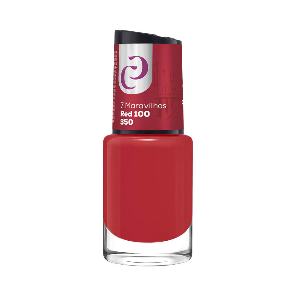 Esmalte Cora 7 Maravilhas Red 100 em Oferta na Shopee