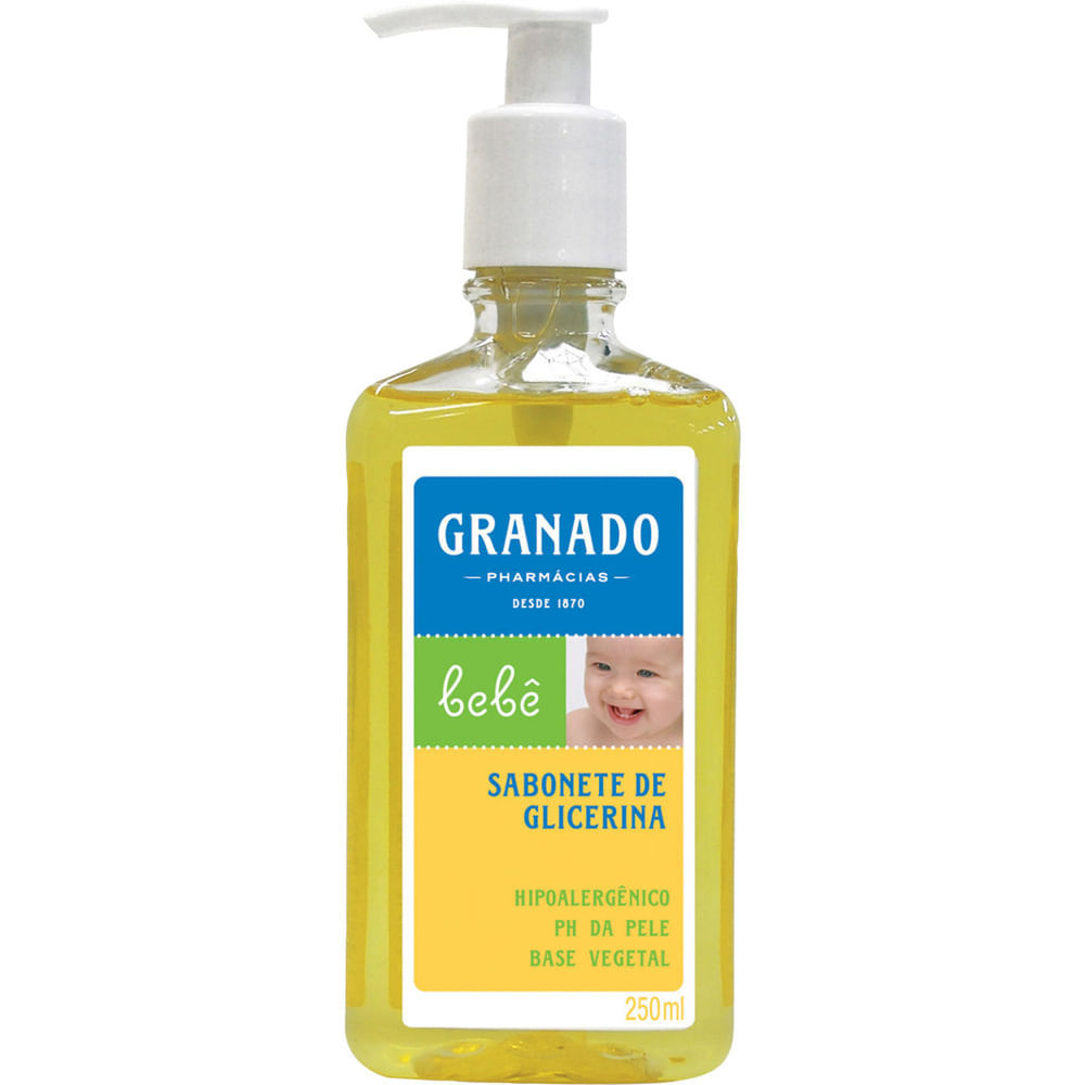 Sabonete Líquido Granado Glicerina Bebê 250ml em Oferta na Shopee
