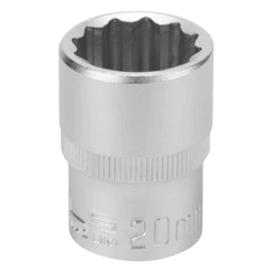 SOQUETE ESTRIADO 1/2POL CRV CLIPS PLASTICO 20MM 1PC // STELS