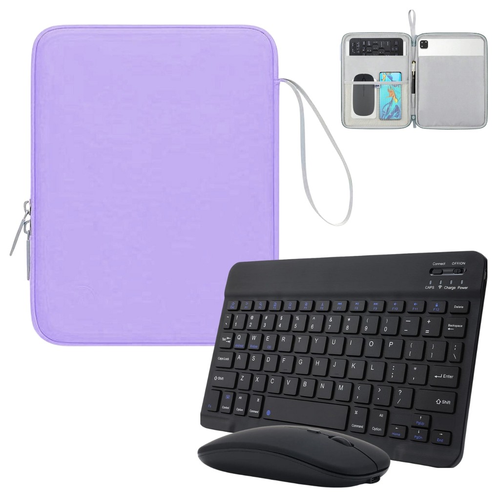 Kit Case Bag Silicone + Teclado Para Xiaomi Redmi Pad 2 Pro 12.1 Polegadas
