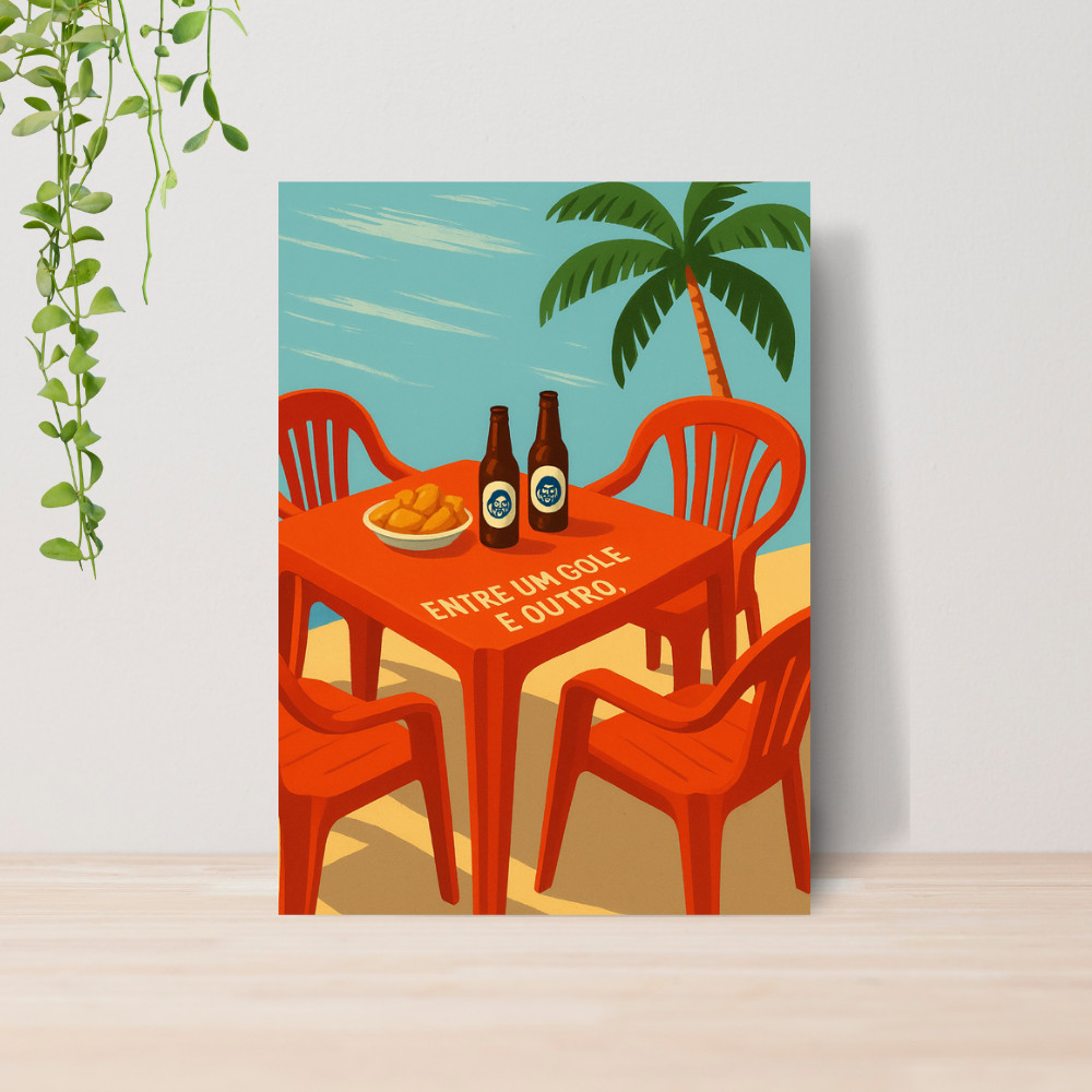 Quadro Decorativo Brasilidades Arte Brasileira A4 Placa MDF Sala Quarto Tropical 016 em Oferta na Shopee