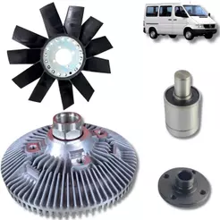 Kit Hélice Radiador Acoplamento Para Sprinter 310 312 2.5 1997 a 2002