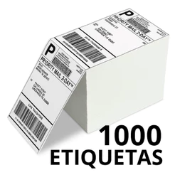 500/1000/2000 Etiquetas Termica Adesiva Resma 10x15 E-commerce Envios Zebra Elgin Impressora Sem Ribbon