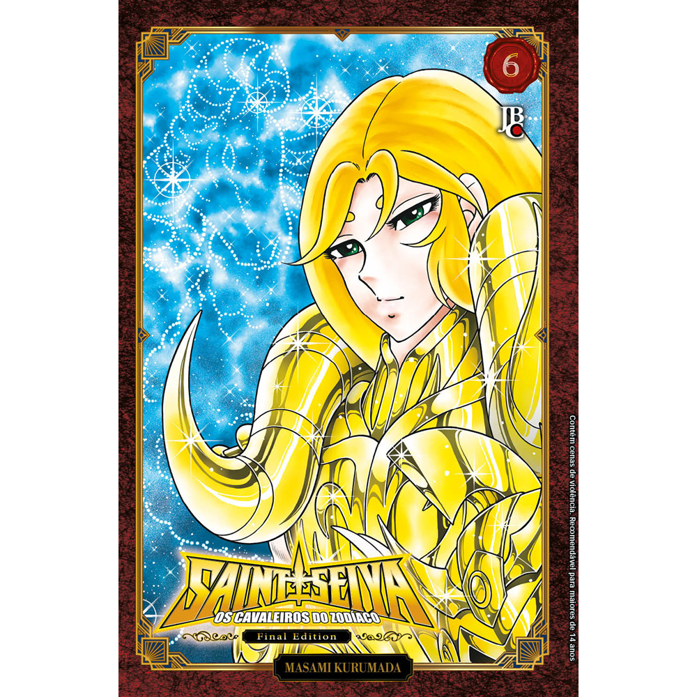 Mangá - Cavaleiros do Zodíaco Saint Seiya Final Edition Vol. 06 - por Masami Kurumada - Editora JBC ISBN 9788545715528 em Oferta na Shopee