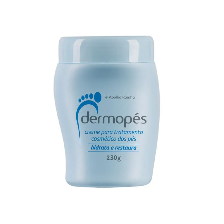 Creme Para Tratamento dos Pés Hidrata e Restaura Dermopés Abelha Rainha 230g