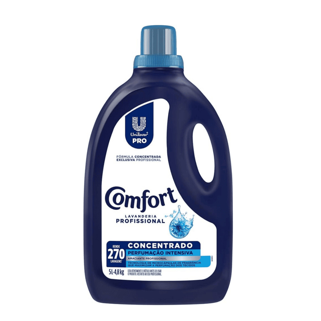 Amaciante Lavanderia Profissional 5L Comfort em Oferta na Shopee