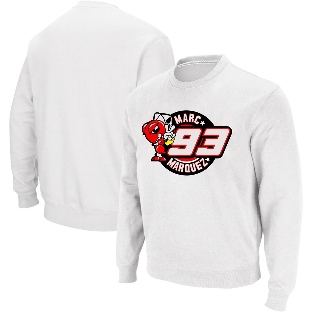 Blusa Moletom Careca Sem Capuz Marc Marquez 93 Moto Corrida Estampado