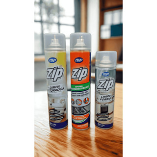 Kit 3 Zip Clean My Place 300ml – Limpa Estofado + Desengordurante + Limpa Forno – Remove Manchas e Gordura Pesada em Oferta na Shopee