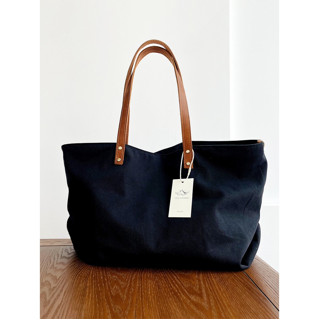 Sobag Design sentir ins preto lona bolsa de ombro Retro estilo Hong Kong feminino Mori série grande capacidade portátil 