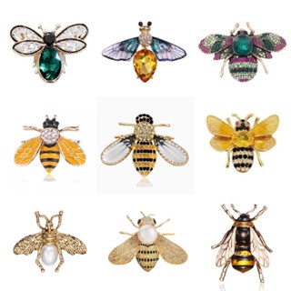 15 estilos de broches de abelha pérola adequados para ternos, casamentos e presentes, acessórios de moda feminina, prese em Oferta na Shopee
