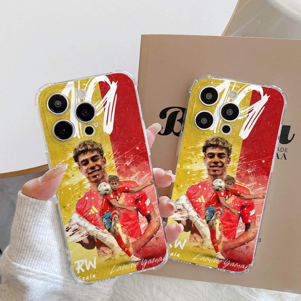 Capa para celular Lamine Yamal adequada para Motoroal Moto G86 G75 G56 G52 G35 G24 G15 G04 E13 E22 TPU Capa Macia