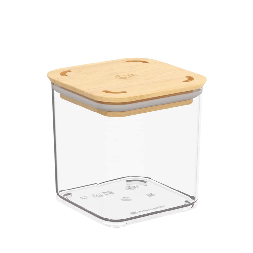 Pote Hermético Coza Modo Bambu 580ml Cristal Brinox - 40641/3009 em Oferta na Shopee