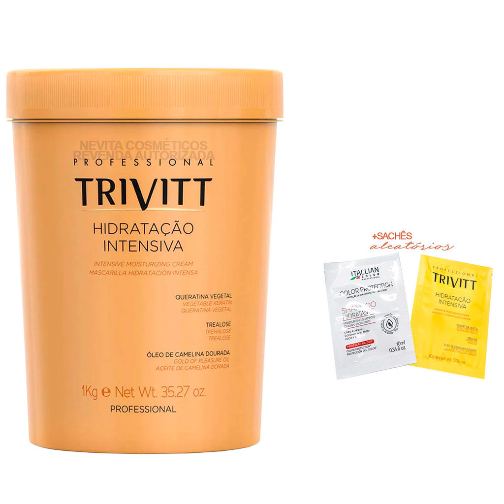 Trivitt Máscara Intensiva Super Hidratante 1kg + Sachê