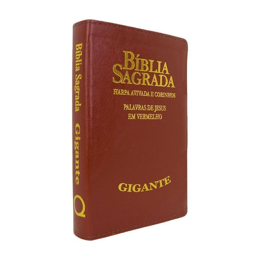 BIBLIA SAGRADA - ARC - ALMEIDA REVISTA E CORRIGIDA - COM HARPA AVIVADA E CORINHOS - LETRA GIGANTE - COM PALAVRAS DE JESU