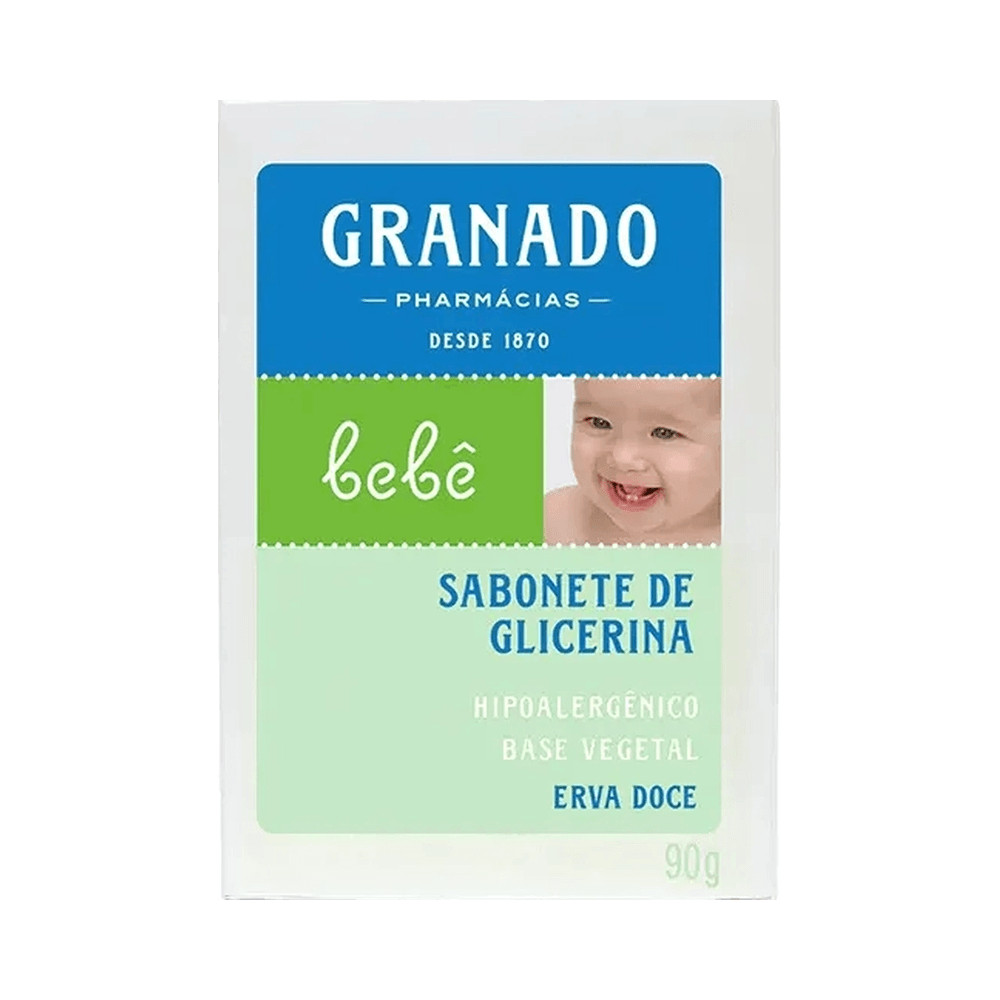 Sabonete de Glicerina Granado Bebê Erva Doce 90g