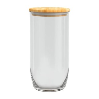 Pote Porta Temperos Condimentos Vert Tampa Bambu 1,2L Nadir