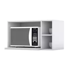 Nicho para Cozinha Suporte p/Microondas Americana 80x44cm Branco - Henn