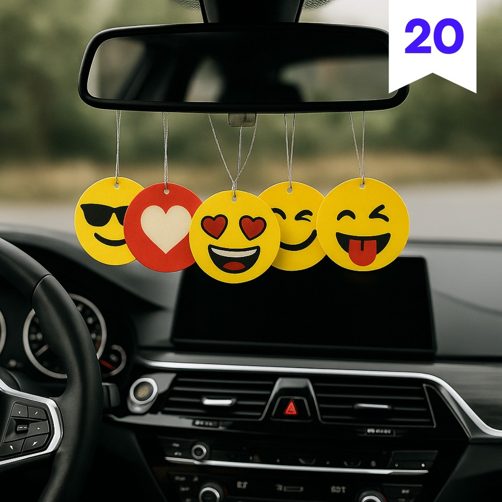 20x Cheirinho De Carro Aromatizante Lava Rapido Aroma Veículo Automotivo