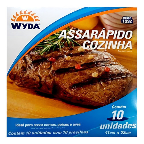 10~40 Saco Assa Rápido Cozinha 41x33cm Wyda em Oferta na Shopee