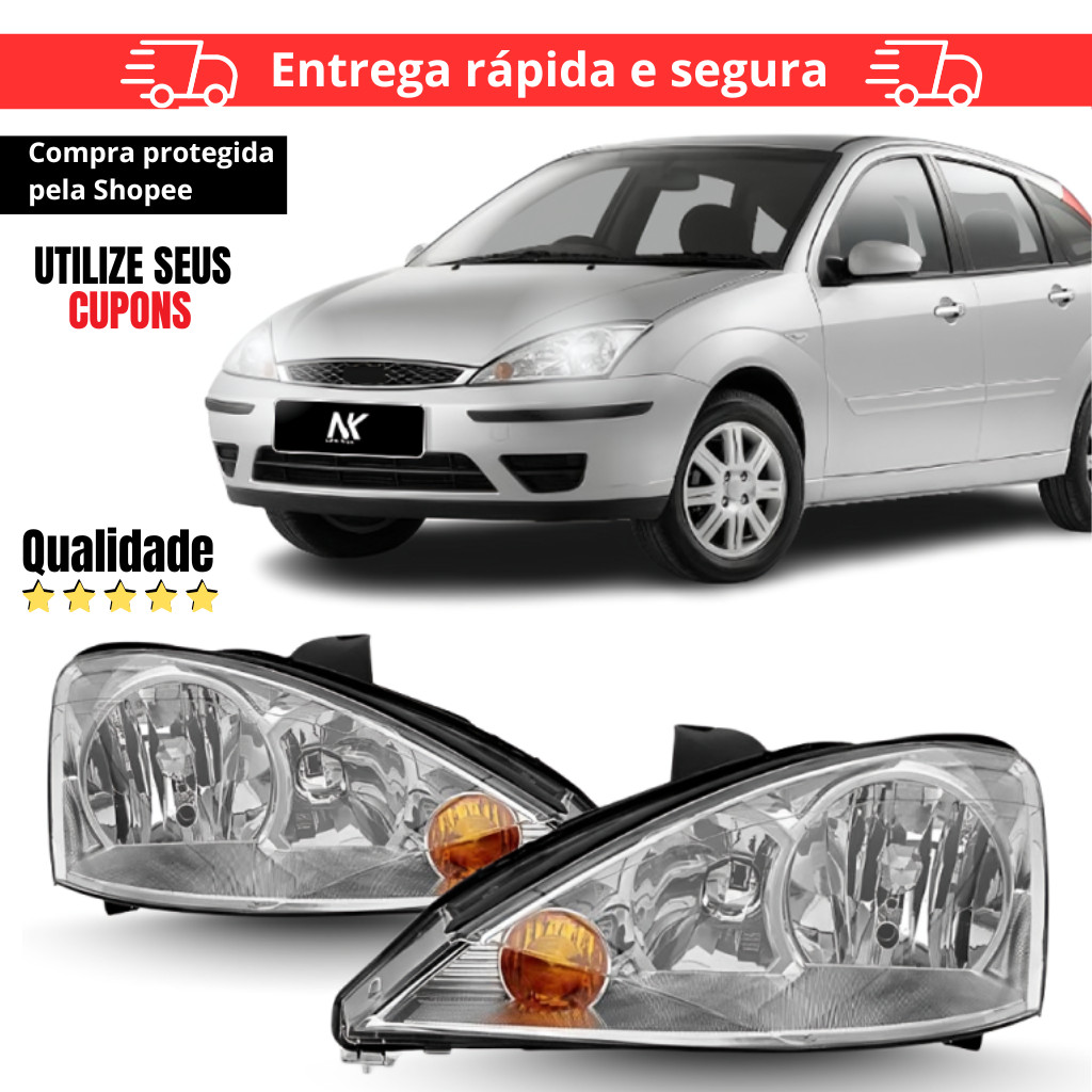 Par/Un Farol Dianteiro Focus 2004 2005 2006 2007 2008