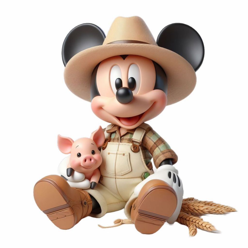 Display MDF de chão - Mickey Fazendeiro (ESCOLHA A OPÇÃO)