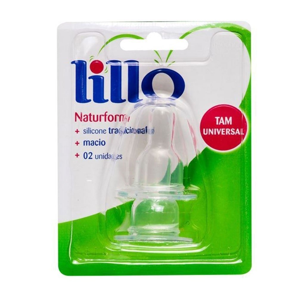 Bico de Silicone Lillo para Mamadeira Natuform 2 Unidades em Oferta na Shopee