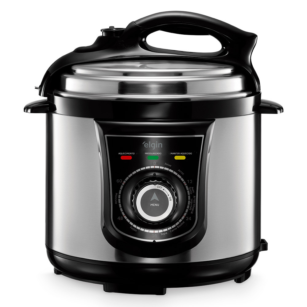 Panela de Pressão Elétrica - 10 Funções Timer Trava de Segurança 840W 110V em Oferta na Shopee