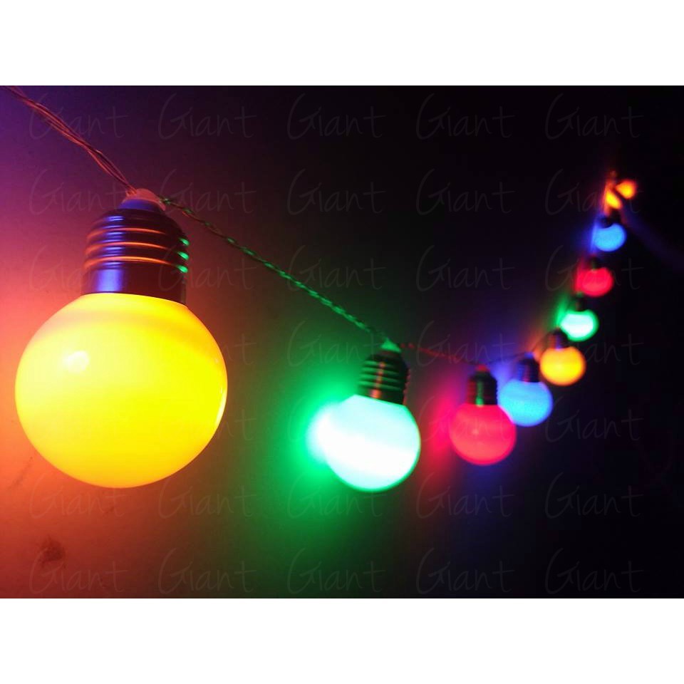 Cordão de Lâmpadas LED Coloridas 10m Bivolt