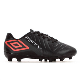 Chuteira Umbro Campo Fifty Vi Jr Preto Coral e Branco - Juvenil em Oferta na Shopee