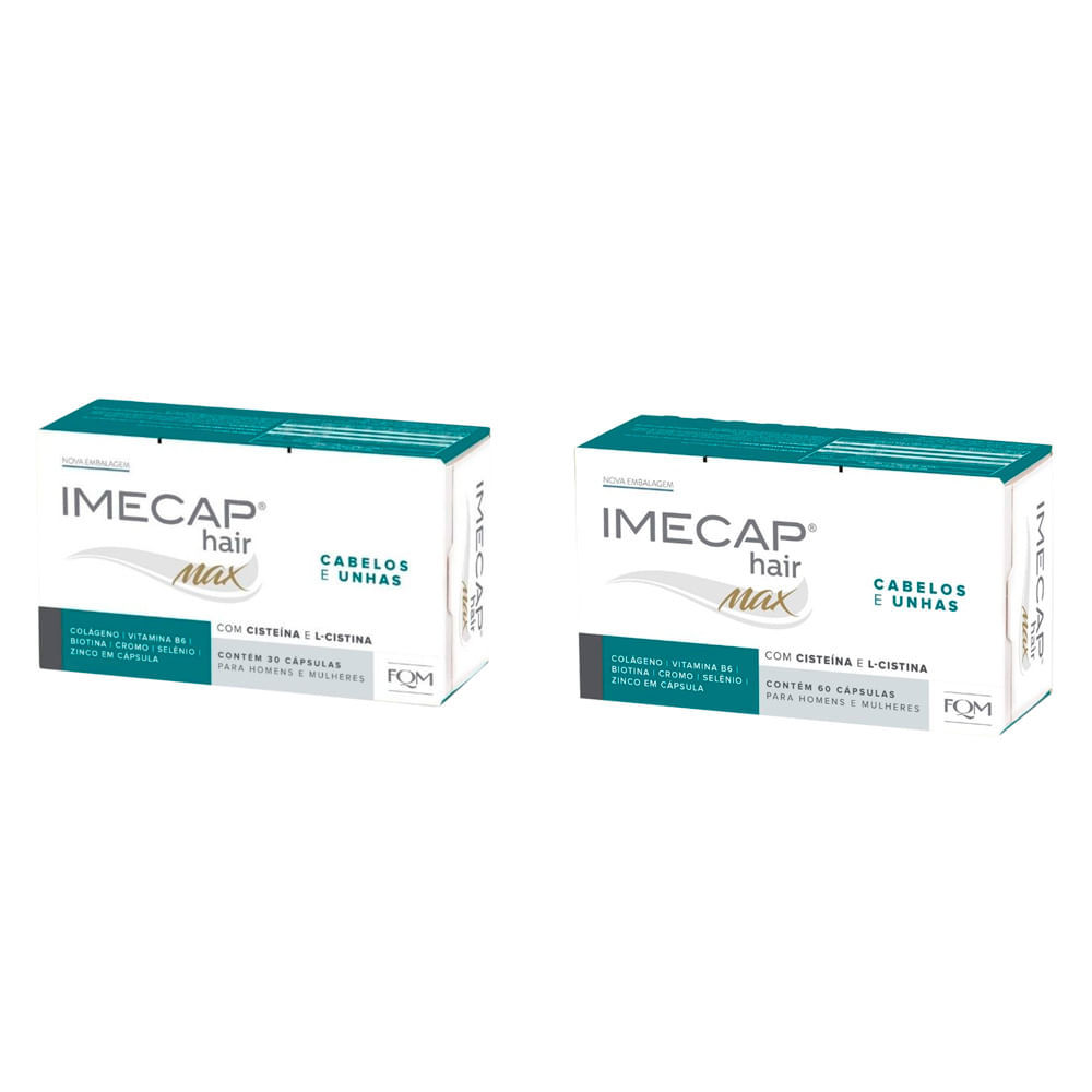 Kit 1 Imecap Hair Max 60 Cápsulas