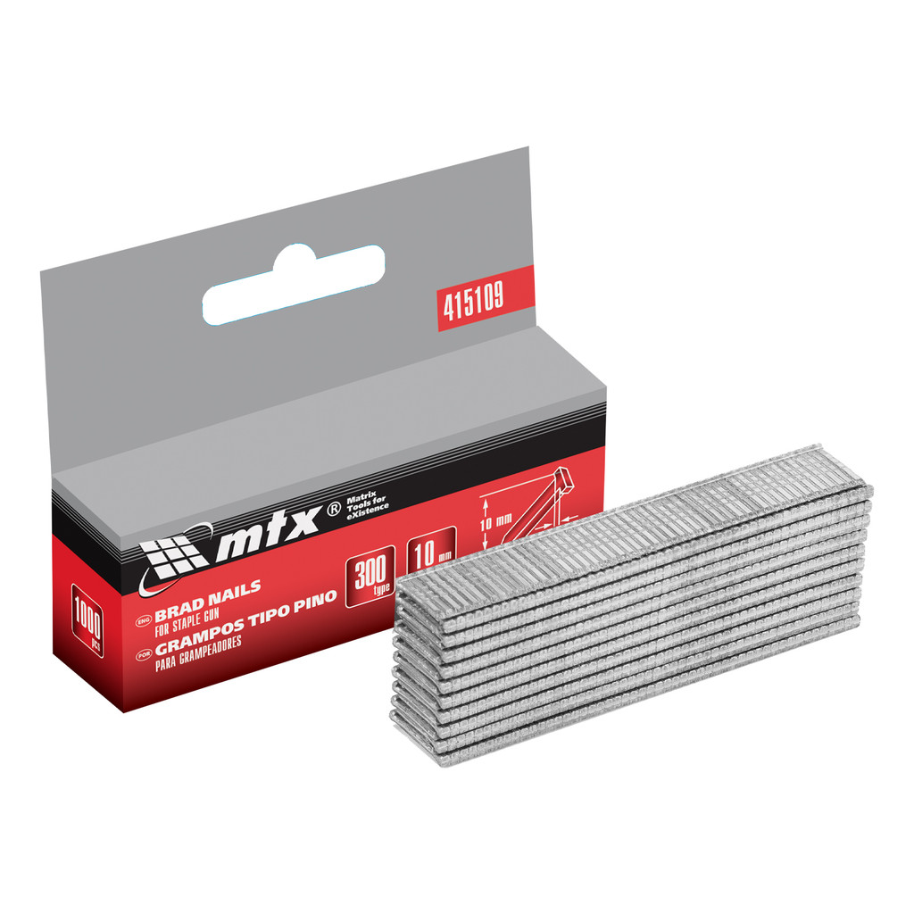 GRAMPOS PARA GRAMPEADORES, TIPO 300 T-VT, 10MM, COM CABECA, 1000 PCS // MTX em Oferta na Shopee