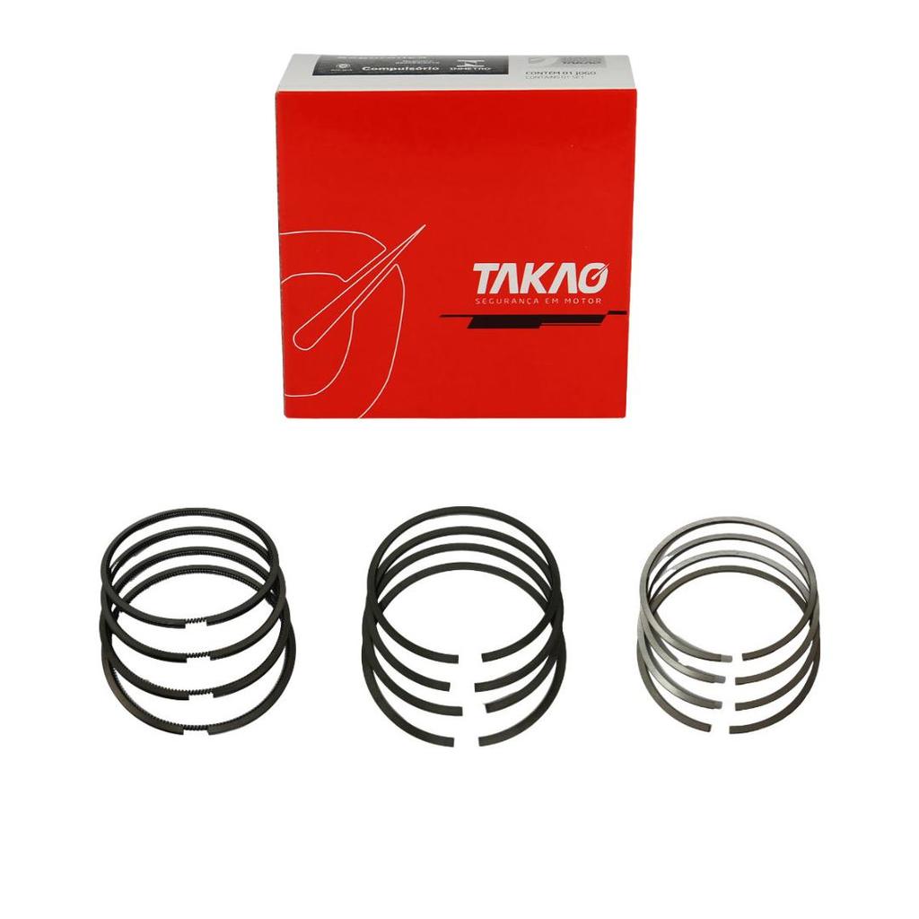 Jogo Anel Motor 060 TAKAO Para Siena Strada Uno 1.5 Fiasa