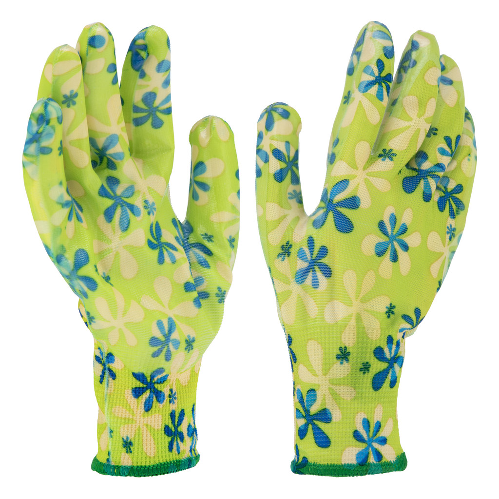 LUVA PARA JARDINAGEM EMPOL.IESTER, COR VERDE, TAMANHO M, 1PAR, 2PCS // PALISAD em Oferta na Shopee