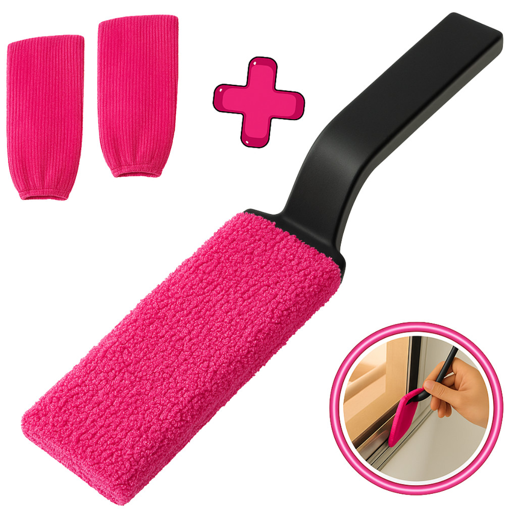 Espátula Transpasse para Limpeza Box Frestas com Refil de Microfibra Veneziana Portas de Correr em Oferta na Shopee