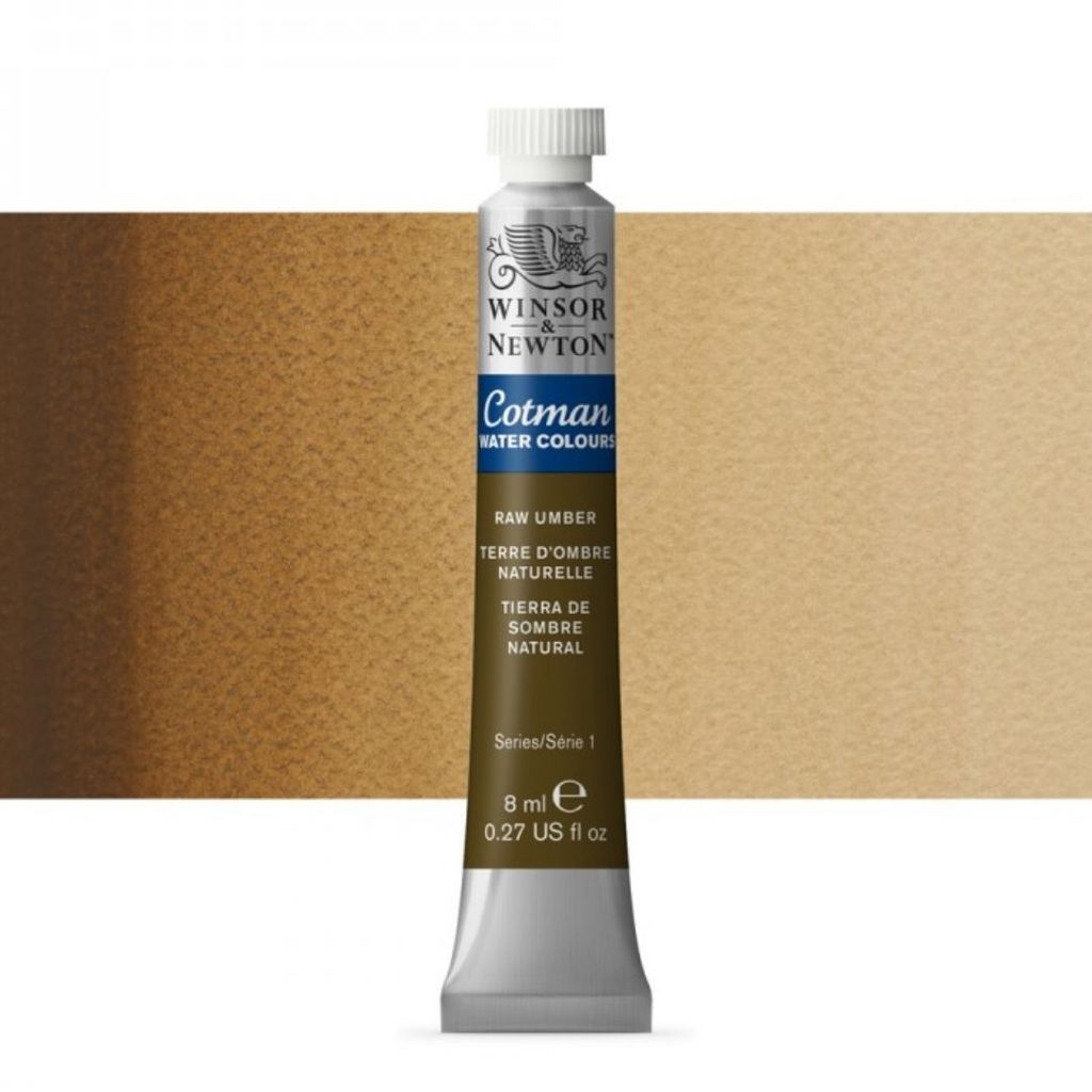 Aquarela Bisnaga Winsor & Newton Cotman 554 Raw Umber 8ml 0303554