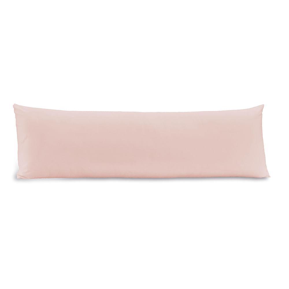Fronha Body Pillow Altenburg Toque Acetinado 40cm x 130cm Rosa em Oferta na Shopee