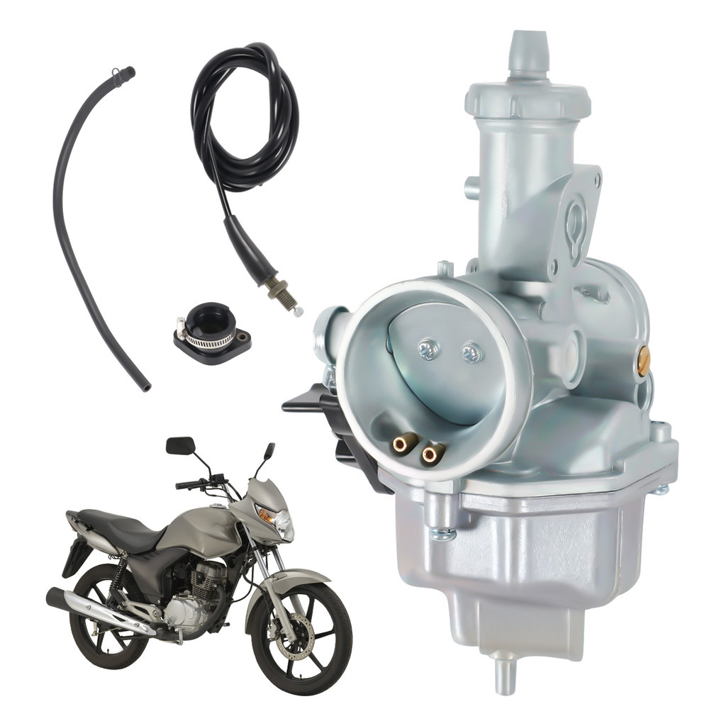 Carburador Cg Titan 150 2004 A 2008 + Coletor + Cabo Acelerador em Oferta na Shopee