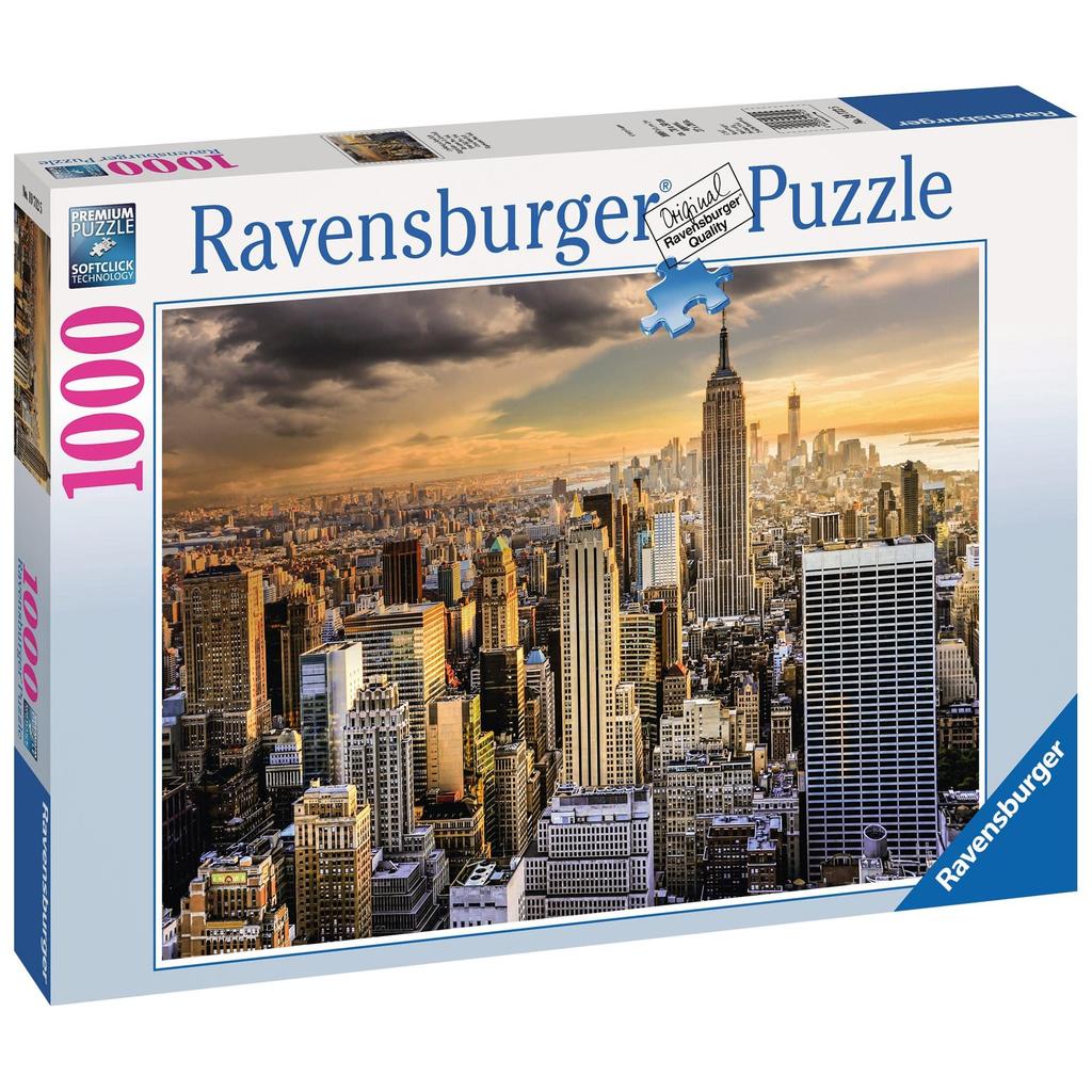 Puzzle 1000 Peças Grande Nova York Ravensburger 12000668 em Oferta na Shopee